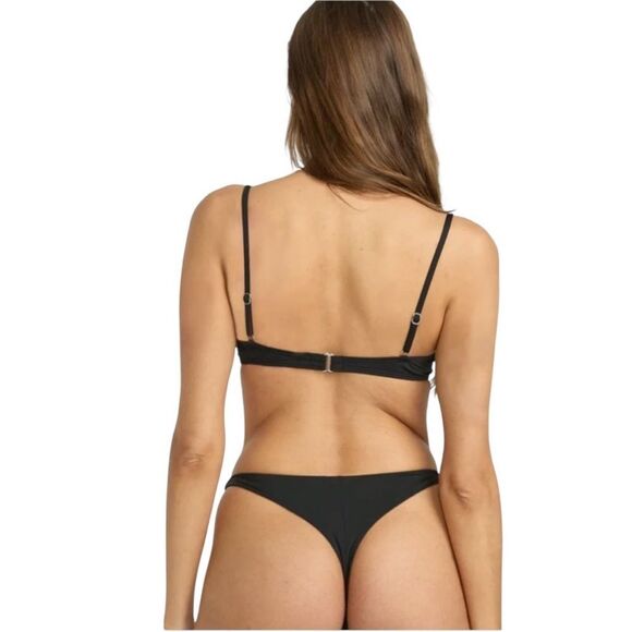 NEW Billabong Sol Searcher Reese underwire black swim bra M Medium - Picture 2 of 8